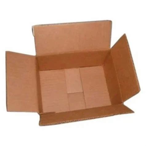 Brown Regular Slotted Corrugated Box At Rs Piece Corrugated Box In