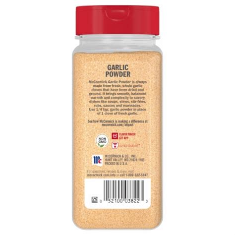 Mccormick Garlic Powder Oz Food Less