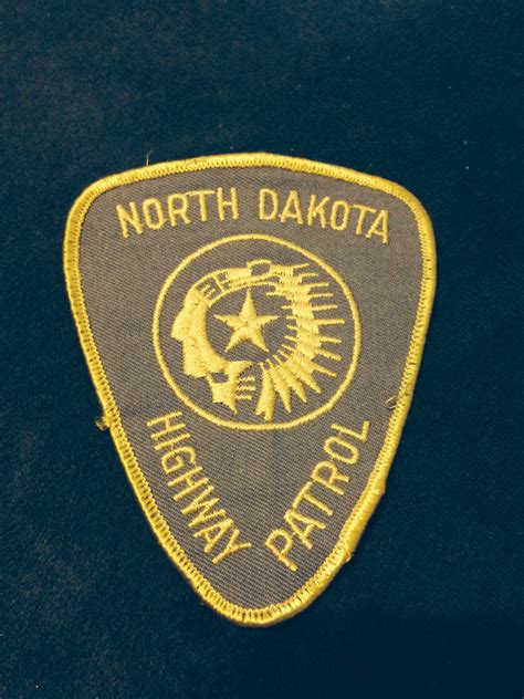 North Dakota Highway Patrol State Police Highway Patrol Patches P