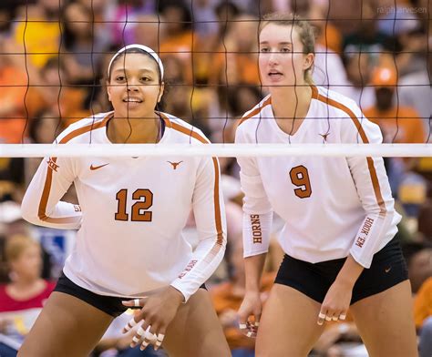 University of Texas Longhorns volleyball game against the Oklahoma ...