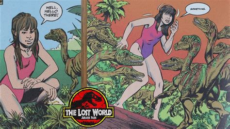 Young Girl Gets Attacked By Compys The Lost World Jurassic Park Comic Scene Youtube