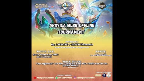 Gacha Bagan Arsyila MLBB Offline Tournament ML Community Parepare YouTube