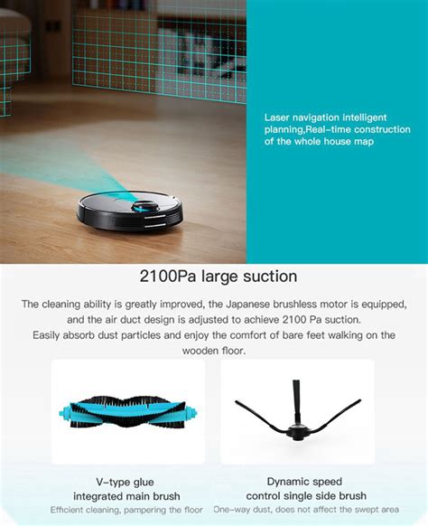 Xiaomi Viomi V2 Pro Robot Vacuum Cleaner Gray