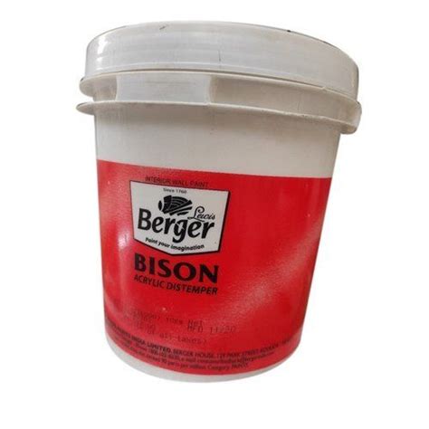 Berger Bison Acrylic Distemper Application Whitewashing At Best Price