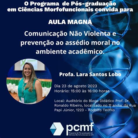 Aula Inaugural PPG em Ciências Morfofuncionais PRPPG UFC Pró