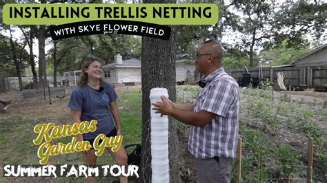 How To Install Trellis Netting YouTube