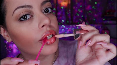 Asmr Spoolie Nibbling Lipgloss Application Intense Personal