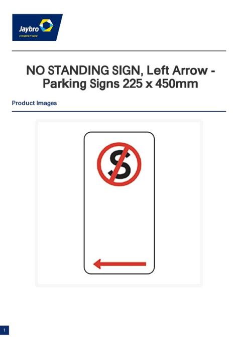 19 No Standing No Stopping Signs PrintableTemplates