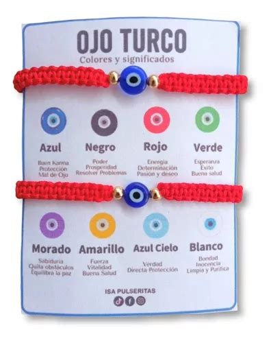 Set D O Pulseras Ojo Turco Hilo Rojo Parejas Y Novios Meses Sin Intereses