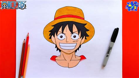 How To Draw Luffy Face Very Easy Step By Step One Piece Drawing