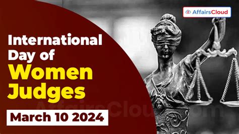 International Day Of Women Judges March