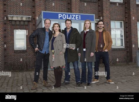 Actors Promoting The New Zdf Series Soko Hamburg At Finkenwerder