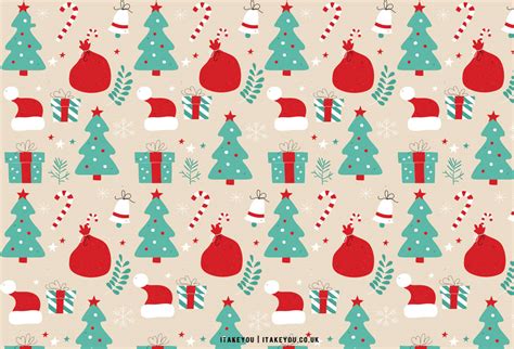 40 Preppy Christmas Wallpaper Ideas Santa Bag Christmas Tree I