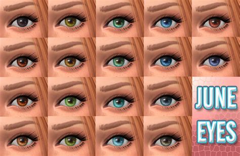 June Default Replacement Eyes The Sims Catalog