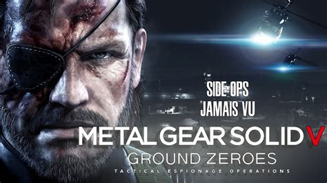 Metal Gear Solid V Ground Zeroes Jamais Vu Youtube