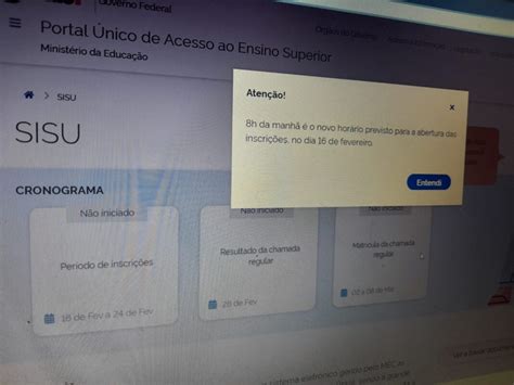 Inscrições Para A 1ª Edição Do Sisu 2023 Começam às 08 Horas Da Próxima