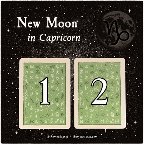 New Moon In Capricorn Reading January 2024 The Moon Tarot