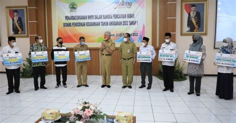 Pemprov Jateng Salurkan Dana Hibah Bidang Keagamaan