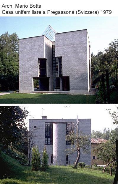 Casa Unifamiliare A Pregassona Svizzera Mario Botta Photos