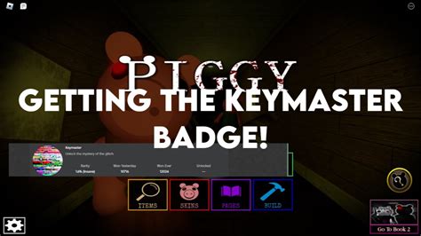 Live Roblox Playing Piggy To Get The Keymaster Badge