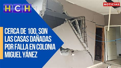 Cerca de 100 son las casas dañadas por falla en colonia Miguel Yánez