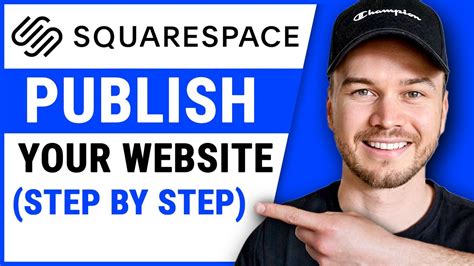 How To Publish Your Squarespace Website Step By Step YouTube