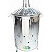 Crazygadget Litre L Extra Large Galvanised Metal Incinerator Fire