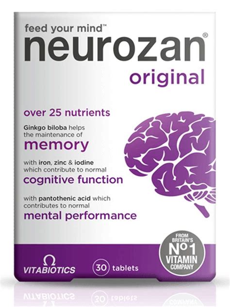 Neurozan Original Tablets Vitabiotics Tablet Iodine Cognitive