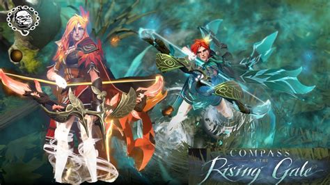 Arcana Windranger Compass Of The Rising Gale Dota 2 Battle Pass