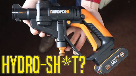 Testing A Portable Pressure Washer Worx Hydroshot Review Youtube