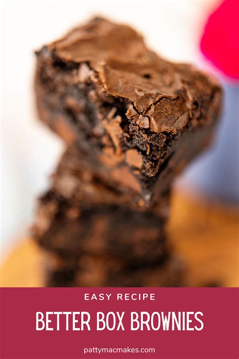 How To Make Box Brownies Better Recipe Boxed Brownie Recipes Box Brownies Fudgy Brownie