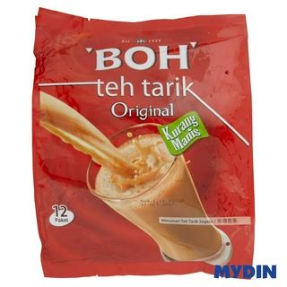 BOH 3 In 1 Teh Tarik Instant Milk Tea Beverage Original 27g X 12