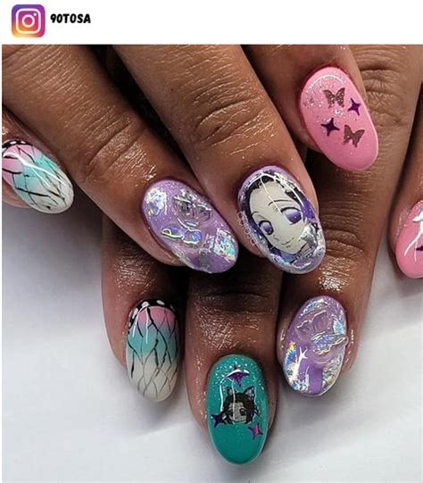 53 Demon Slayer Nail Art Designs For 2024 Nerd About Town