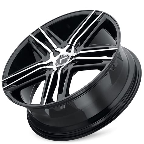 18 Kraze Wheels 157 Hella Black Machined Rims KRZ021 1