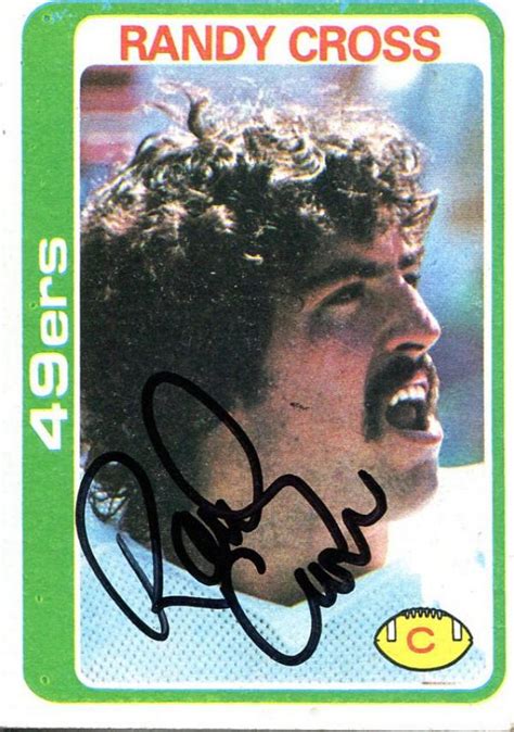 Randy Cross Autographed 1978 Topps Card