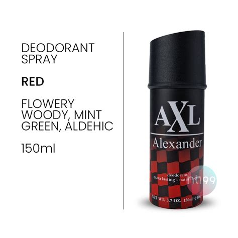 Jual AXL Alexander Deodorant Spray 150ml BPOM Shopee Indonesia