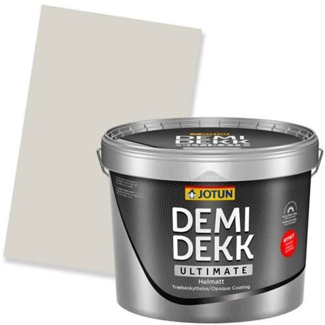 Buy Jotun Demidekk Ultimate Helmatt Ral 9002 Grey Wood Paint White 10l