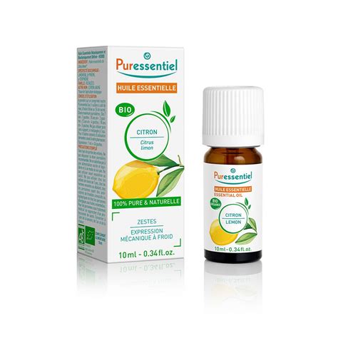 Puressentiel Huile Essentielle Citron BIO 10 Ml Redcare Pharmacie