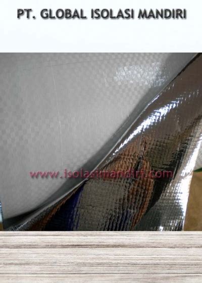 Jual Aluminium Foil Woven Atap Peredam Suara Isolasi Mandiri