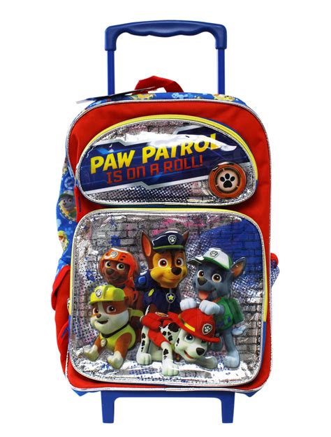 Paw Patrol Is On A Roll Full Size Rolling Backpack 16in