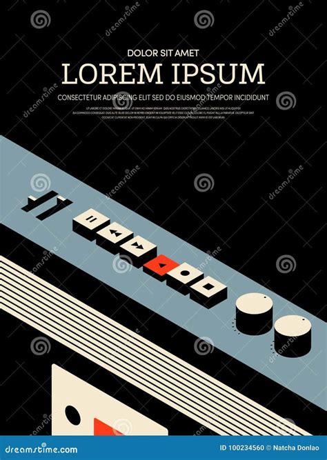 Vintage Radio Poster Template