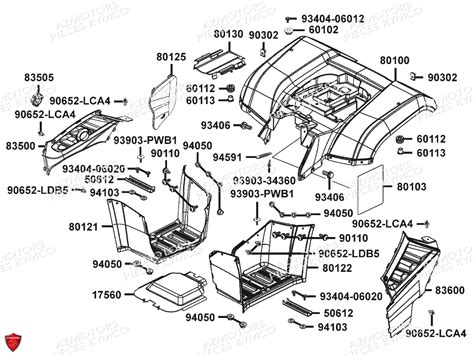 Carenages Arrieres Pi Ces Kymco Neuves Pi Ces Mxu I Irs T Euro