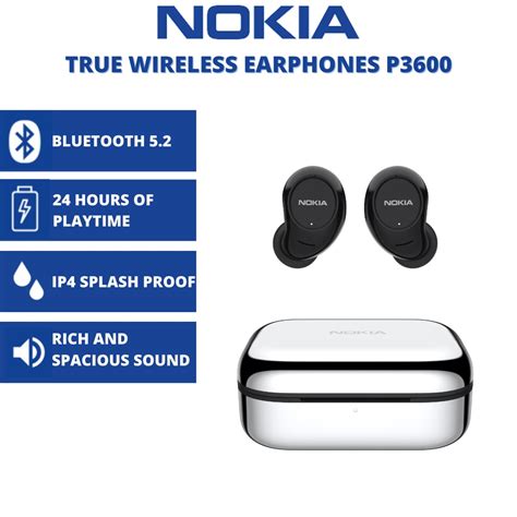 [SALE] Nokia P3600 Professional True Wireless Earphones P3600 ...