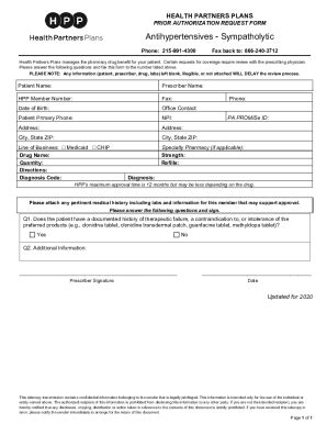 Fillable Online Preferred Drug List Pdl Implementation Fax Email