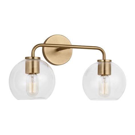 Generation Lighting Orley 175 In 2 Light Satin Brass Transitional Vanity Light In The Vanity