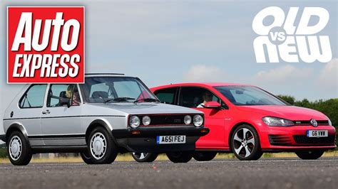 VW Golf GTI Mk1 Vs Golf GTI Mk7 Old Vs New Drag Race Challenge YouTube