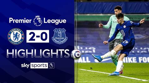 Chelsea 2 - 0 Everton - Match Report & Highlights