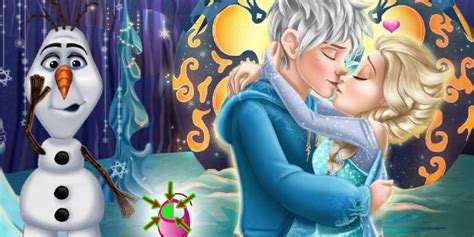 Jack Frost And Anna Frozen Kiss