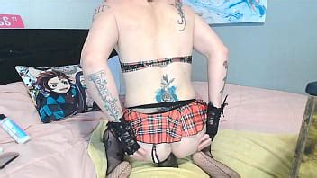 Sexy Trans Jadedloveisevol Monta Un Gran Consolador Negro XVIDEOS