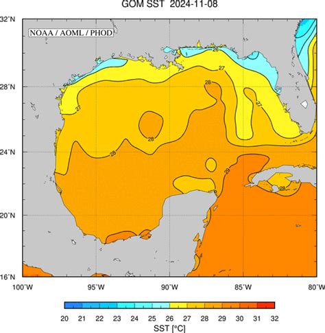 Gulf Of Mexico Weather Map Map